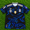 Argentina Away Jersey 2026 – Black & Blue Messi #10 Football Shirt